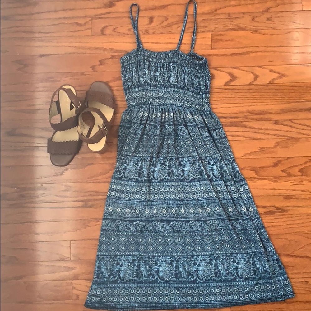 Blue summer dress